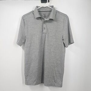 Members Mark Mens Size Small Soft Polo Golf Shirt Short Sleeve Gray